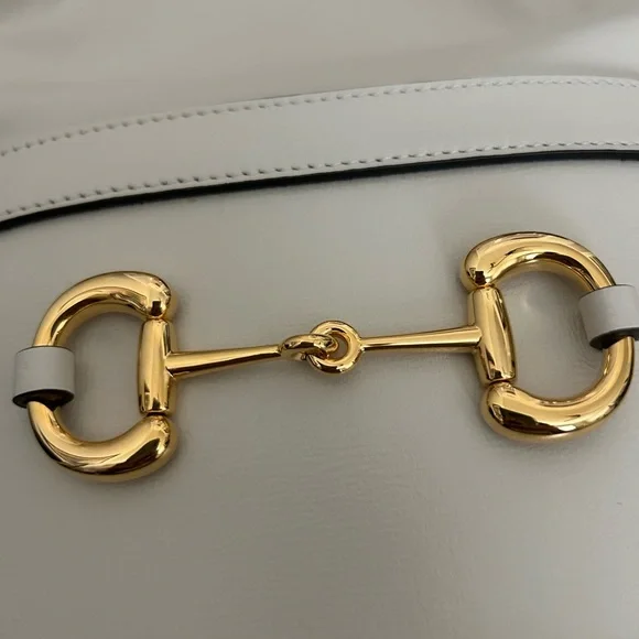 GUCCI Calfskin Horsebit 1955
Drawstring Bucket Bag - Picture 9 of 11